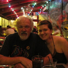 with Lauren at the Vortex after a jazz concert