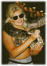 Dee with snake!