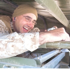 Dan in training for Iraq