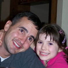 Uncle Dan with Emily on her 6th Birthday