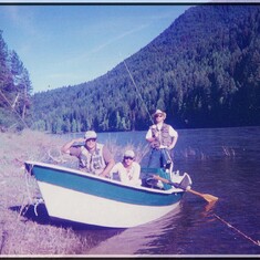 Dan and friends on the Clark Fork River