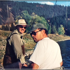 Drifting with Donn - his friend and Outfitter on the Clark Fork River MT