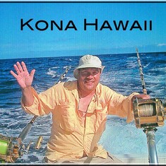 Dan starting his sport fishing adventures in Kona Hawaii