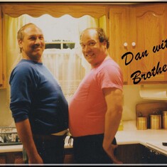 We nicknamed this pic the "Belly Brothers"