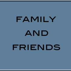 Divider: Family and Friends