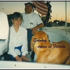 A night cruise in Ft Lauderdale with our friends John & Lydia
