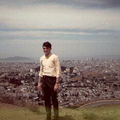 Hilltop overlooking San Francisco
