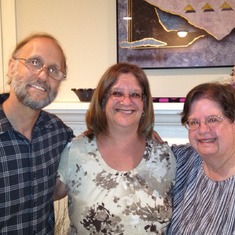 Daniel, Robbie and Andrea at Passover 2013