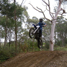 On his 39th Birthday, he loved his dirt bike :D