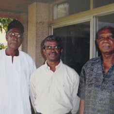 2002: with Col Iddisah & Abu in Accra