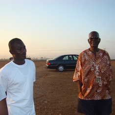 2007 - with Abramani near beach road, Tema