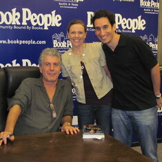 Dani, Marc, and Anthony Bourdain 2010