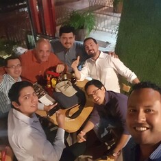 Los amigos de CAM en Mexico durante la implementación de SAP
