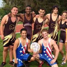 Ultimate frisbee competion-- Wrestling Team