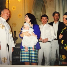 Natalie's baptism