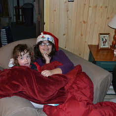 Andrea and Natalie on Christmas 