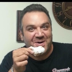 Darin always loved bagels and always made his funny faces my love mommy misses u so much. Love u my 