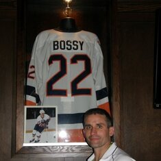 Mike Bossy is the reason we both liked 22 when we were young. 