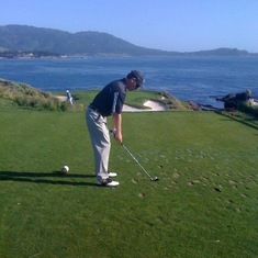 They pebble beach . We lived it.