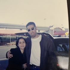 With bestie cousin Sandra Romero. Sept 2000