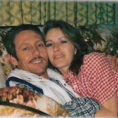 Alex & Darlene in Lettsworth, Louisiana in the early 1980's.