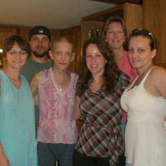 Kim, Johnny, Dar, Kristel, Barb and Amy July 29, 2010 (Nanny took the photo)           Click on the photo and read Dar's Trivia