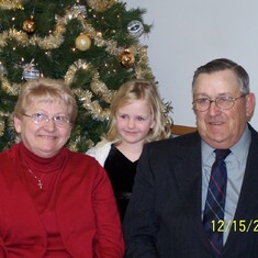 Ashley with Grandma and Grandpa