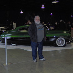 Darrell and his prize winning Merc
