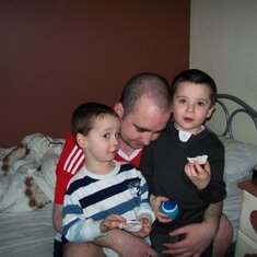 darron and his 2 boys