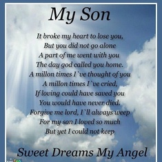 never forget you son and I will love you forever x