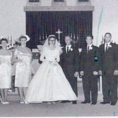 1960 Mom and Dads wedding 1960