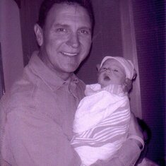 Proud Grandpa w/ Joel in the hospital 2004