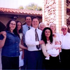 Grandaughter Isabella's blessing 2004
