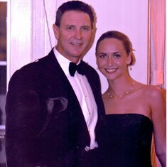 Dad & Daughter Ashley @ Katie's wedding 2003