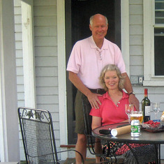 David And His Love, Linda, at Their Charming Wickford, R.I. Home