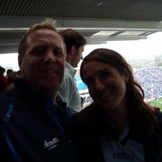 At a Gaelic football match in Dublin