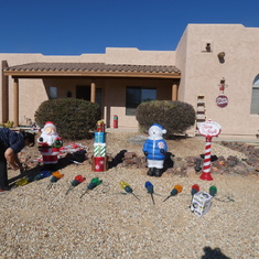 Our new home in AZ at Christmas