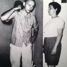 Dave and Mary Luce in July 1959, in Princeton, NJ, a few weeks after getting married.