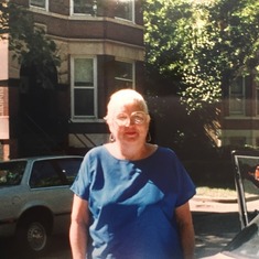 Sister Nancy Singham in later years. Nancy ran a bookstore for many years, was very active politically, and also worked for her son Roy's company "ThoughtWorks" for many years. Visits from Nancy and Roy were highly anticipated, a featured lively conversat