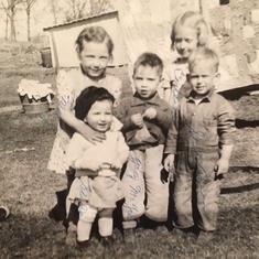 Mary Jane as a kid with her posse.