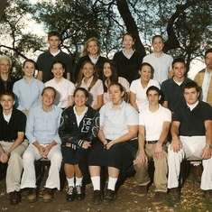Bracken Christian School, Junior Class 2003. Mr. Ross was our class sponsor & kept us on our toes!