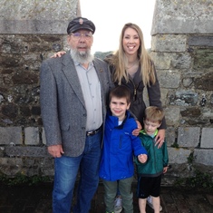 David with daughter Laura and grandsons Nathan & Andrew