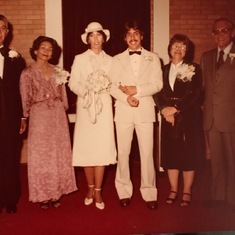 David and Stella's wedding. October 27, 1979.