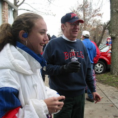 Nov. 2004  Bills game with Allison