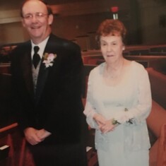 Uncle Dave with his mom (grandma)
