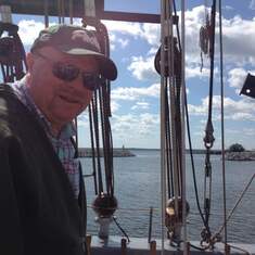Sailing on the historic Dennis Sullivan schooner.