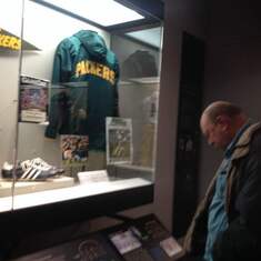 At the Packer Hall of Fame.