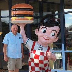 Trip to Marquette, Michigan. The Big Boy is a bit of a rarity these days, so he had to get a picture.