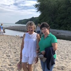 We had to include this great photo of our sister-in-laws at the beach.