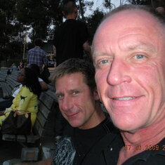 David and Paul at Grace Jones Concert Hollywood Bowl Los Angeles CA 7.26.09